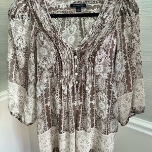 Banana Republic Sheer blouse